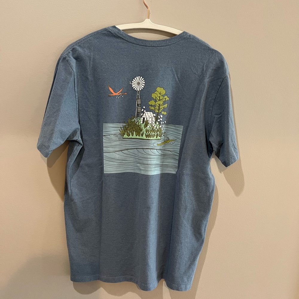 Patagonia Blue Graphic Short Sleeve Tee